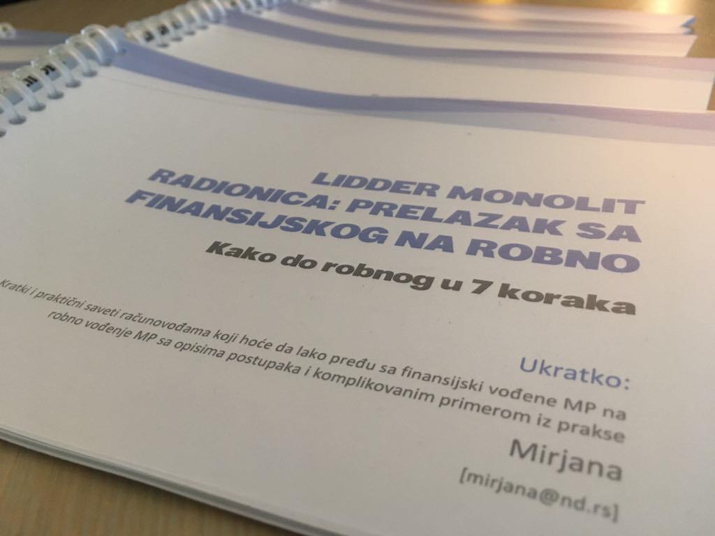 Prelazak sa finansijskog na robno