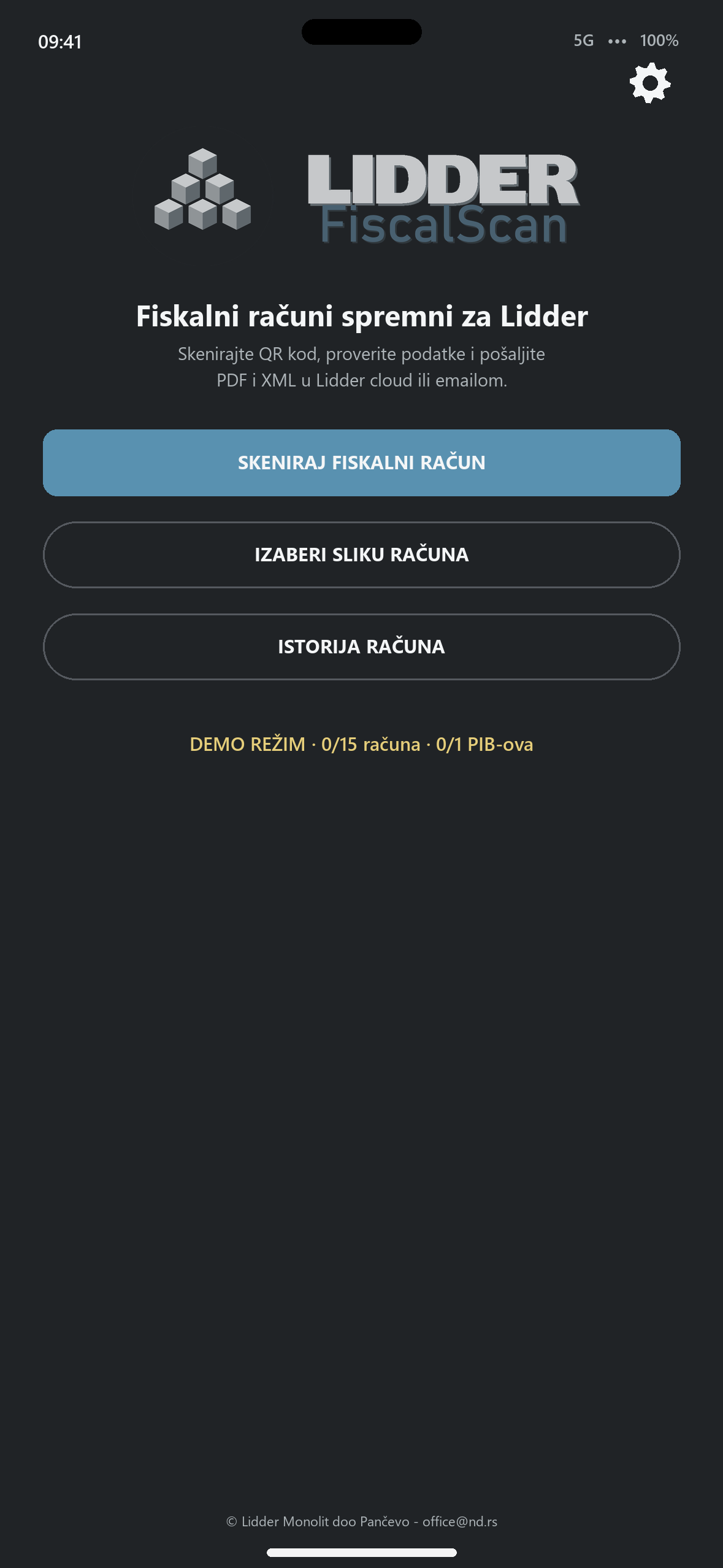 Početni ekran - iOS